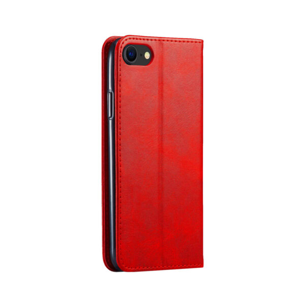 iPhone SE (2020) Bookcase Rood achterzijde
