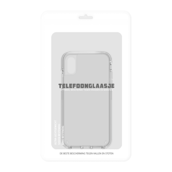 iPhone XS Clear Case in verpakking