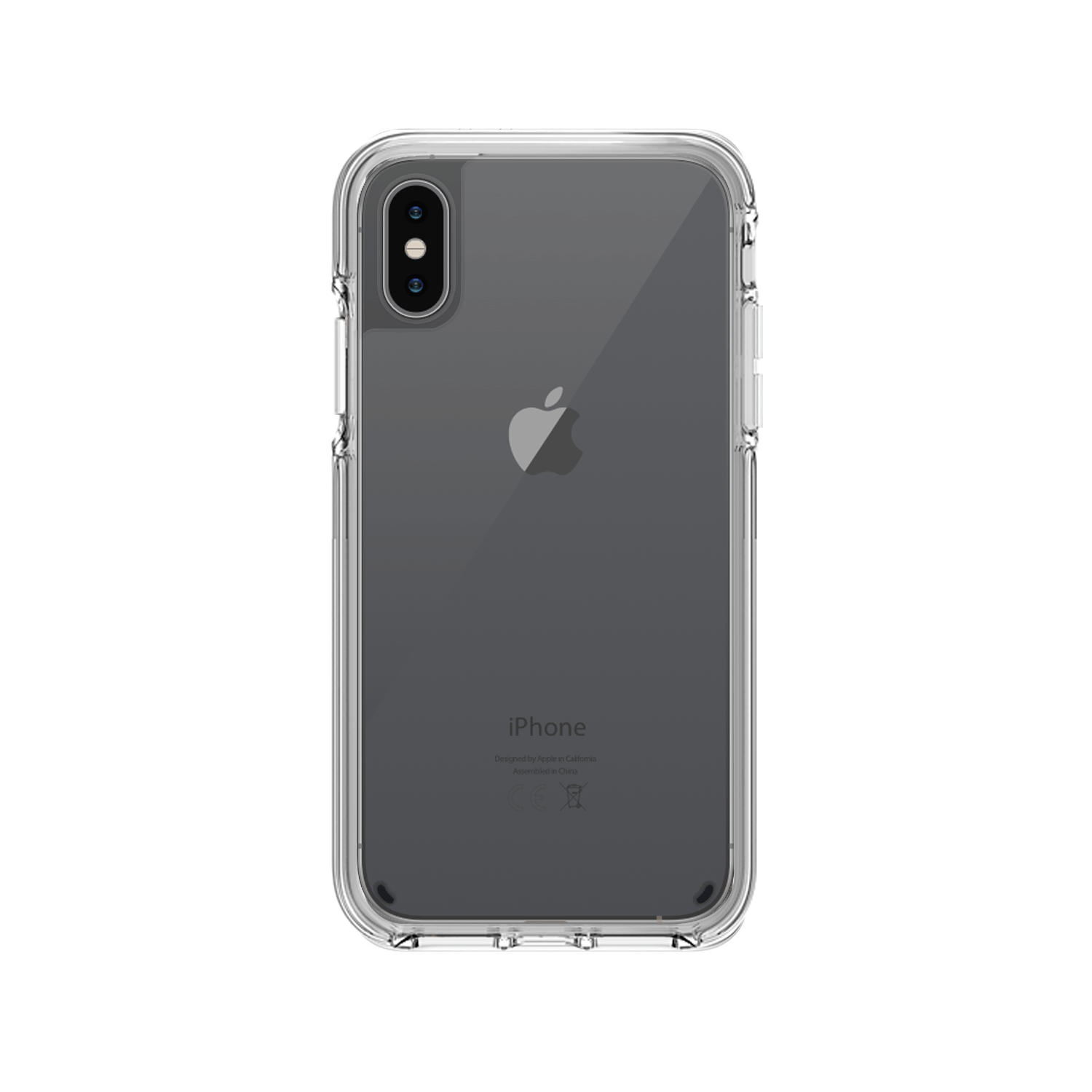 iPhone XS Max Clear Case hoesje - Extra grip &