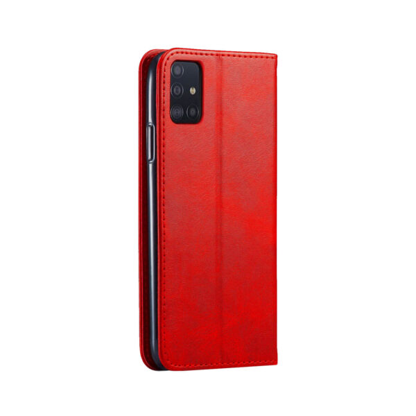 Samsung Galaxy A52 Bookcase Rood achterzijde