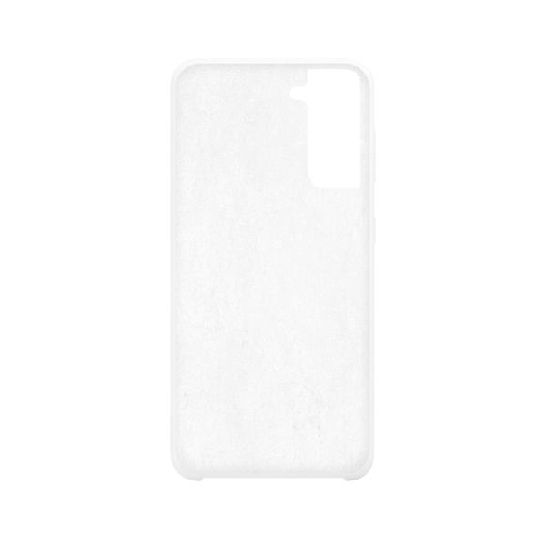 Samsung Galaxy S21 siliconen case - Wit - Binnenzijde