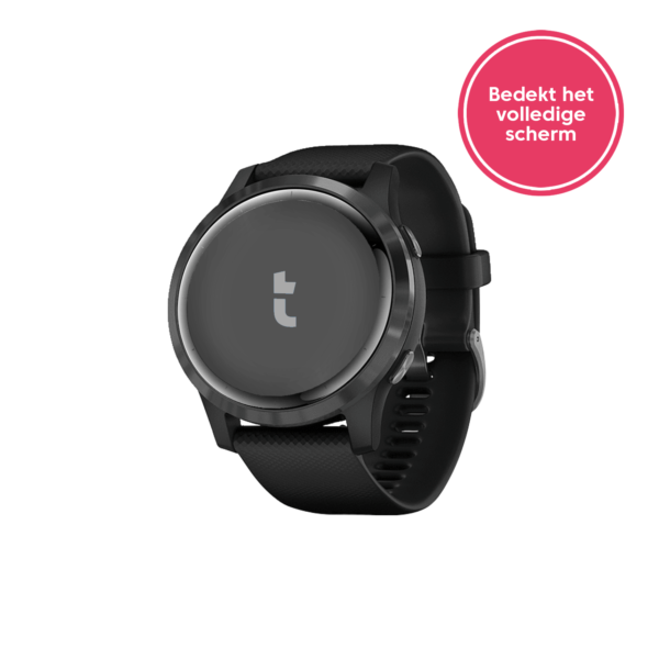 Garmin Vivoactive 4 screenprotector aangebracht