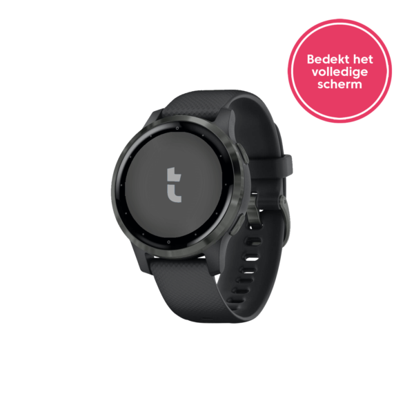 Garmin Vivoactive 4s screenprotector aangebracht