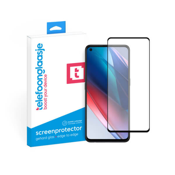 OPPO Find X3 Lite screenprotector met verpakking