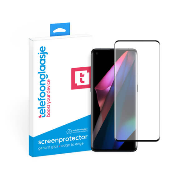 OPPO Find X3 Pro screenprotector met verpakking
