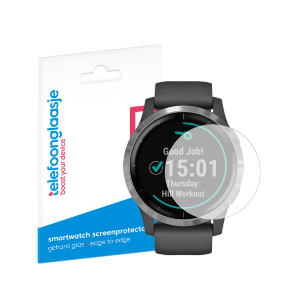 Garmin Vivoactive 4 Telefoonglaasje PMMA screenprotector met verpakking