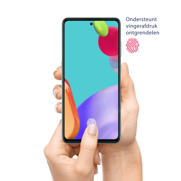 Samsung Galaxy A52 screenprotector fingerprint