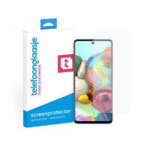 Samsung Galaxy A71 screenprotector met verpakking
