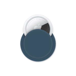 Apple AirTag siliconen sticky case - donkerblauw