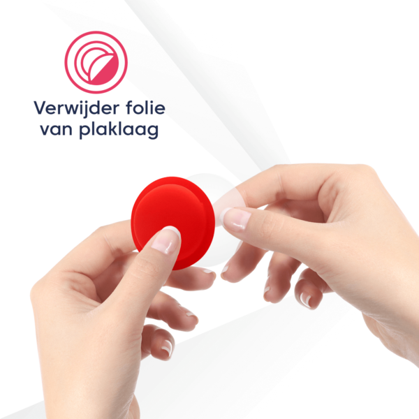 AirTag Sticky Case - Rood