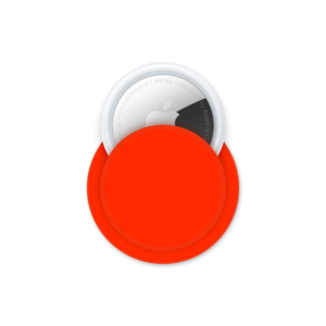 Apple AirTag siliconen sticky case - rood