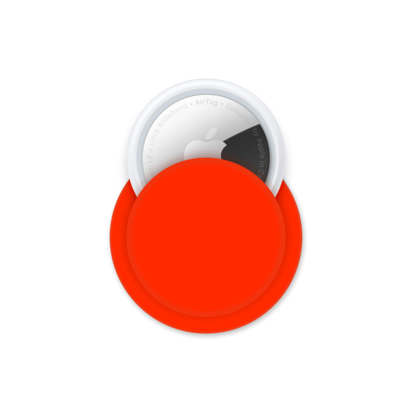 Apple AirTag siliconen sticky case - rood