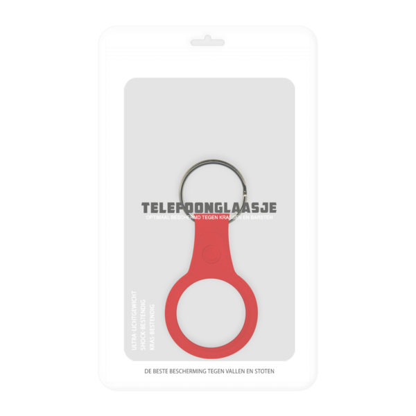Apple AirTag sleutelhanger - Rood verpakking