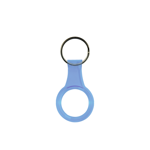 Apple AirTag sleutelhanger - Blauw (Clear) voor