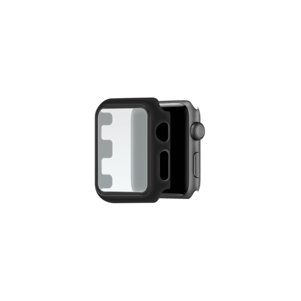 Apple Watch case 42mm Zwart