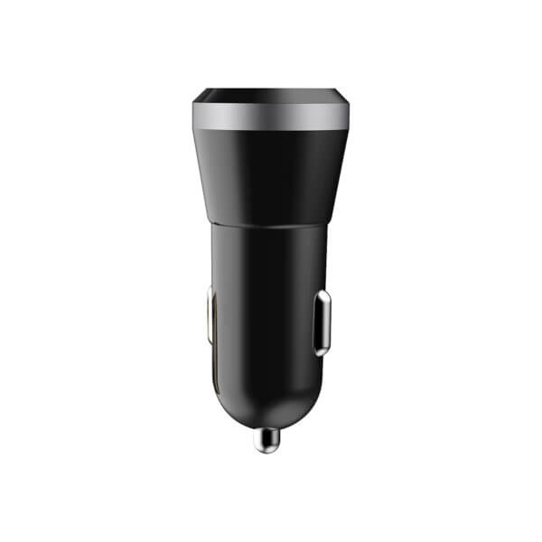 Autolader USB-C - Zwart - voorzijde