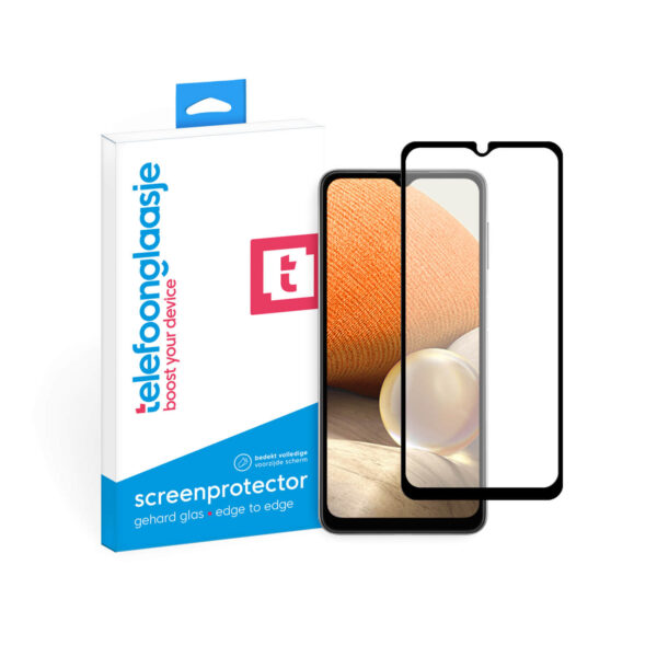 Samsung Galaxy A32 4G screenprotector gehard glas Edge to Edge - met doosje