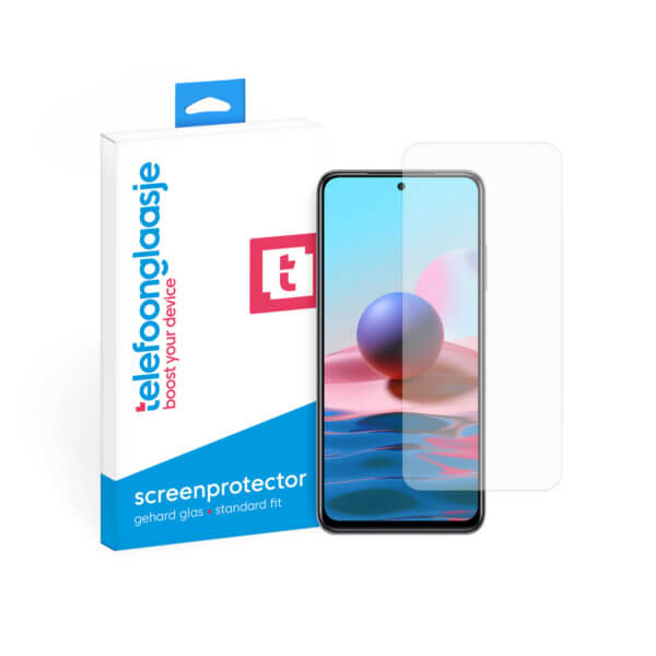 Xiaomi Redmi Note 10 screenprotector gehard glas - met doosje