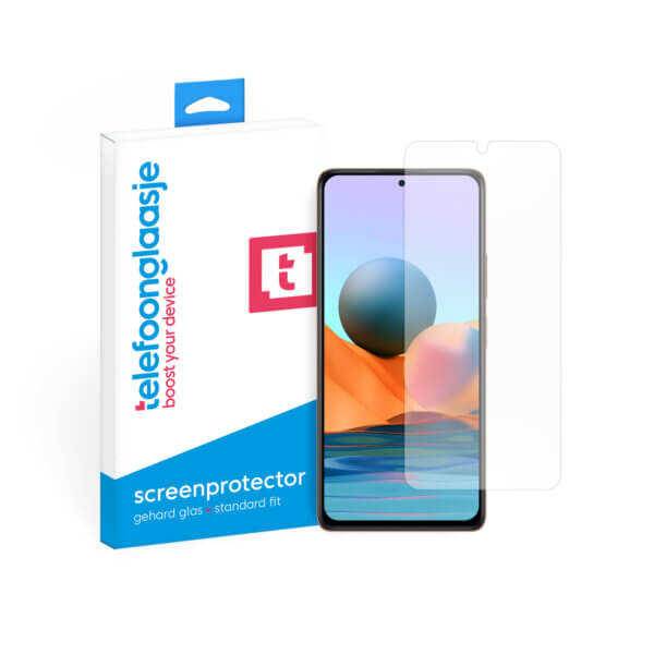 Xiaomi Redmi Note 10 Pro screenprotector gehard glas - met doosje