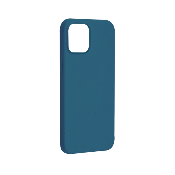 iPhone 12 Bio Hoesje Blauw Links