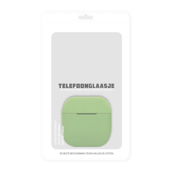 Apple AirPods case Siliconen Groen - Sealbag