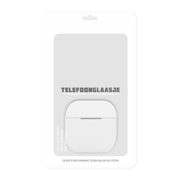 Apple AirPods case Siliconen Wit - Sealbag
