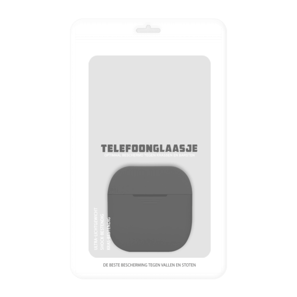 Apple AirPods case Siliconen Zwart - Sealbag