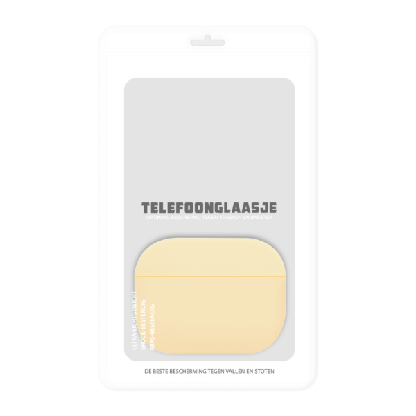 Apple AirPods Pro case Siliconen Geel - Sealbag