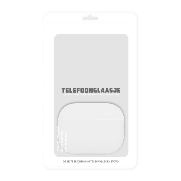 Apple AirPods Pro case Siliconen Wit - Sealbag