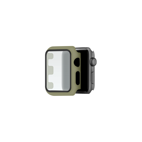 Apple Watch case 38mm Legergroen