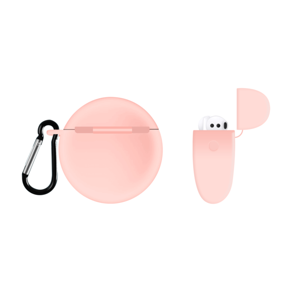 Huawei Freebuds 3 case Siliconen Roze - Achterkant