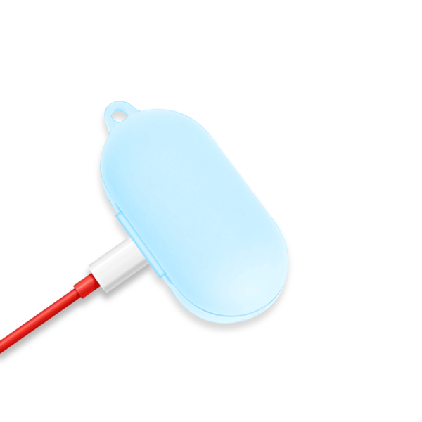 OnePlus Buds case Siliconen Lichtblauw - Sealbag