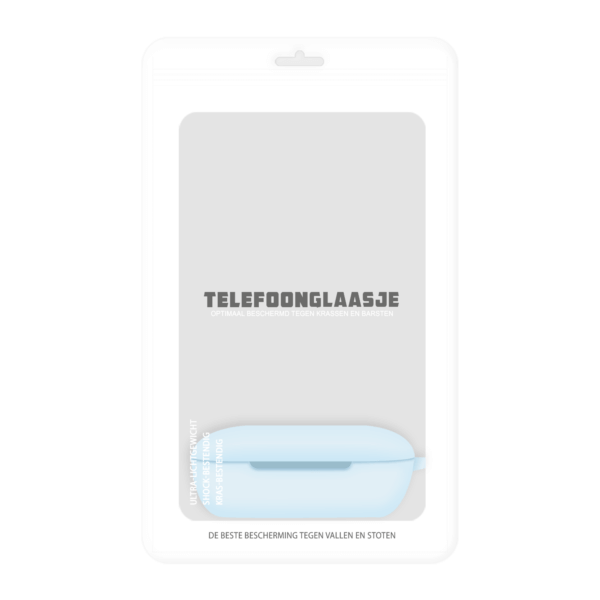 OnePlus Buds case Siliconen Lichtblauw - Sealbag