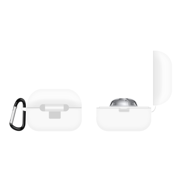 Samsung Galaxy Buds Pro/Live case - Wit Achterkant