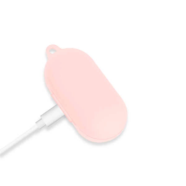 Samsung Galaxy Buds Plus case - Roze aangesloten