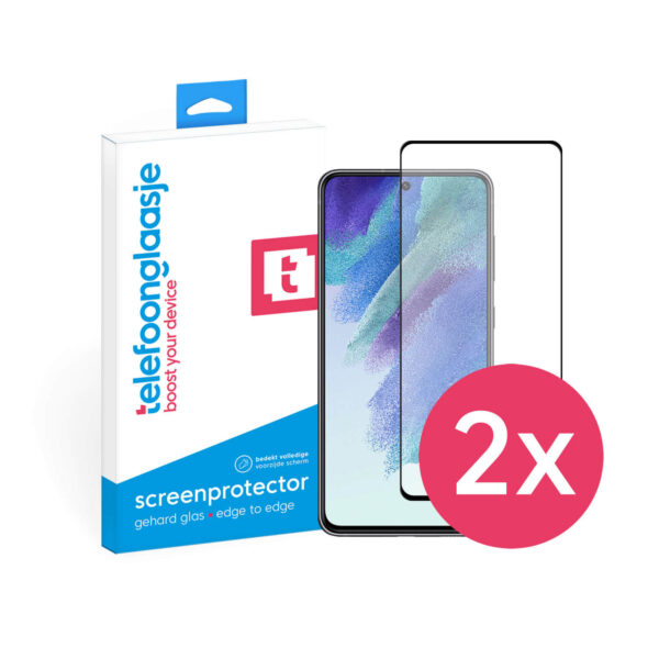 Samsung Galaxy S21 FE screenprotector Edge to Edge
