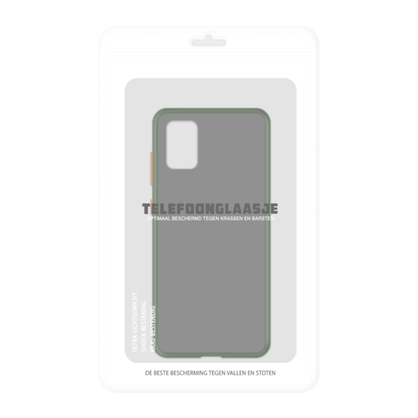 Samsung Galaxy A51 case - Groen/Transparant - In Verpakking