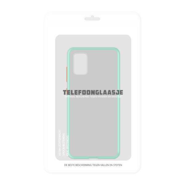 Samsung Galaxy A51 case - Lichtblauw/Transparant - In Verpakking