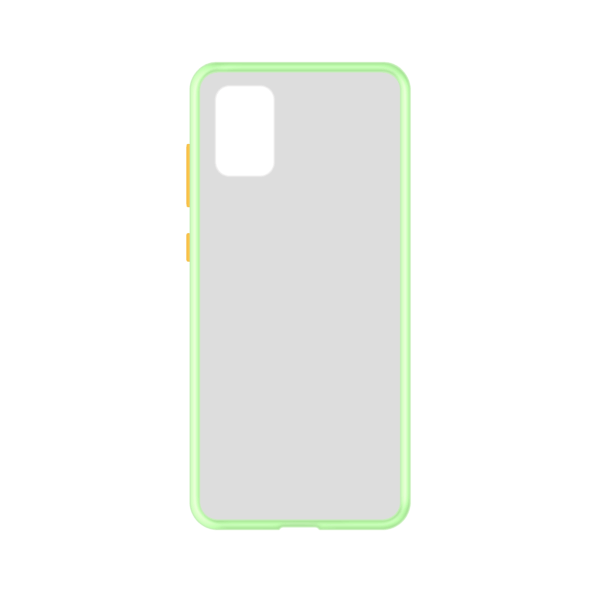 Samsung Galaxy A51 case - Lichtgroen/Transparant - Enkel