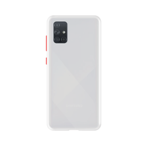 Samsung Galaxy A51 case - Wit/Transparant