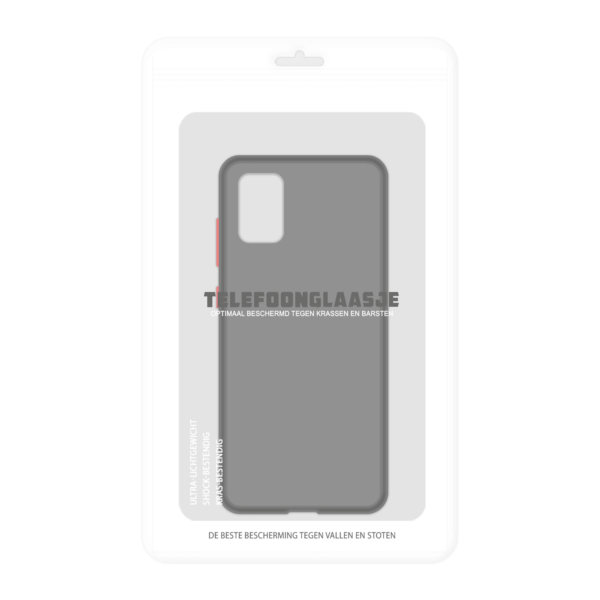 Samsung Galaxy A51 case - Zwart/Transparant - In Verpakking