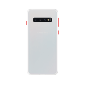 Samsung Galaxy S10 Plus case - Wit/Transparant