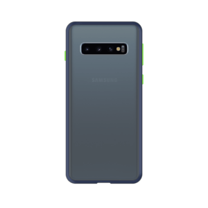 Samsung Galaxy S10 case - Blauw/Transparant