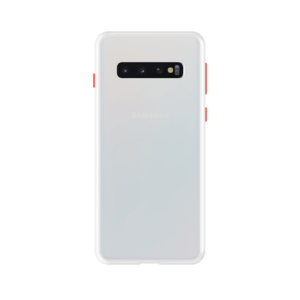 Samsung Galaxy S10 case - Wit/Transparant