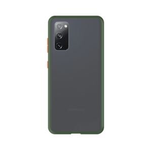Samsung Galaxy S20 FE case - Groen/Transparant