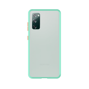 Samsung Galaxy S20 FE case - Lichtblauw/Transparant
