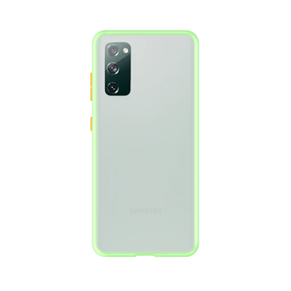 Samsung Galaxy S20 FE case - Lichtgroen/Transparant