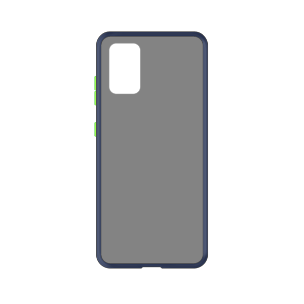 Samsung Galaxy S20 Plus case - Blauw/Transparant - Enkel