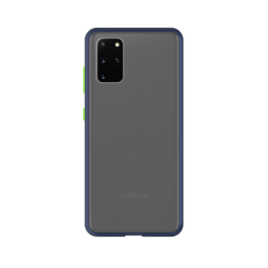 Samsung Galaxy S20 Plus case - Blauw/Transparant