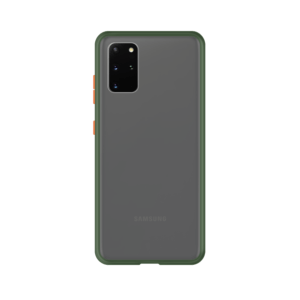 Samsung Galaxy S20 Plus case - Groen/Transparant